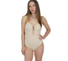 Plunge Low-back Body Suit / Backless Body Suit/ Body Suit Clear Straps