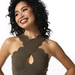 Clay Scallop Halter Active Set
