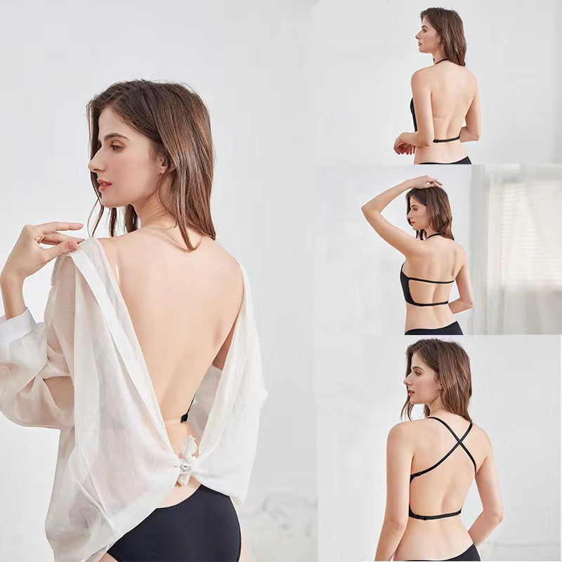 Low-Back Seamless Plunge Multiway Bra Set