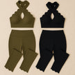 Clay Scallop Halter Active Set