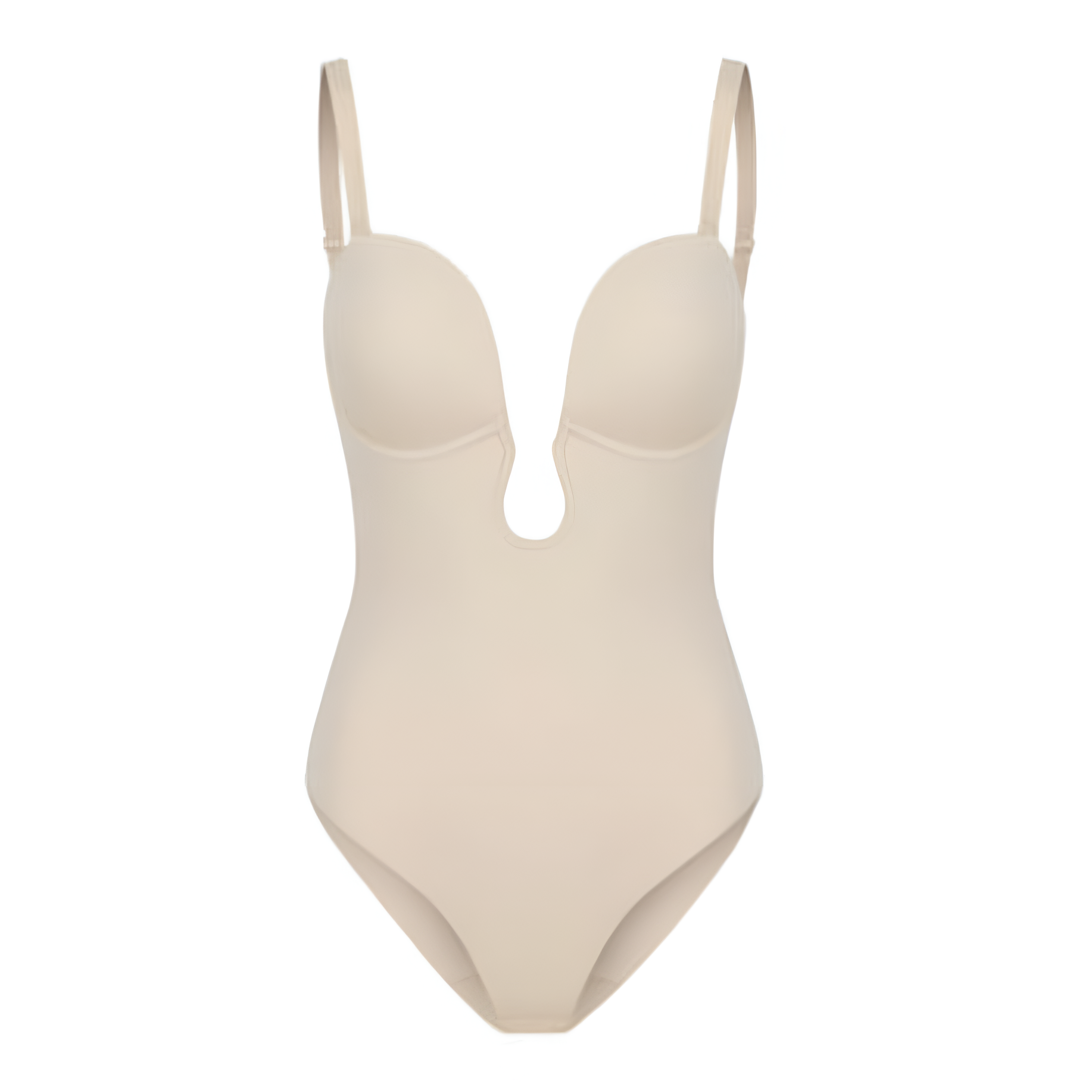 Plunge Low-back Body Suit / Backless Body Suit/ Body Suit Clear Straps Extra Large 40D Plunge Low-back Body Suit / Backless Body Suit/ Body Suit Clear Straps Extra Large 40D