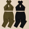 Clay Scallop Halter Active Set - Bralex Shop
